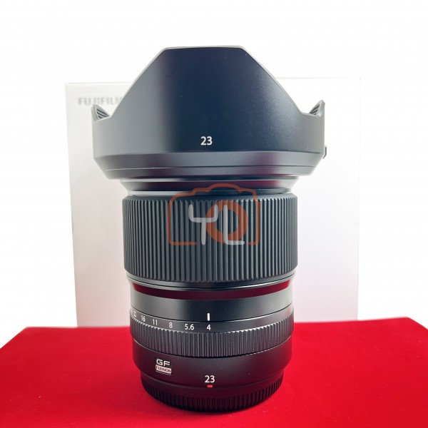 [USED-PJ33] Fujifilm GF 23mm F4 R LM WR , 95% Like New Condition (S/N:76A03085)