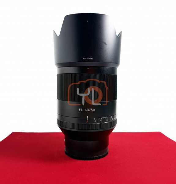 [USED-PJ33] Sony 50mm F1.4 ZA FE , 90% Like New Condition (S/N:1808557)
