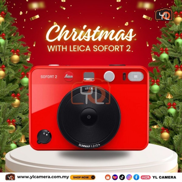 Leica SOFORT 2 Hybrid instant camera -19189 Red