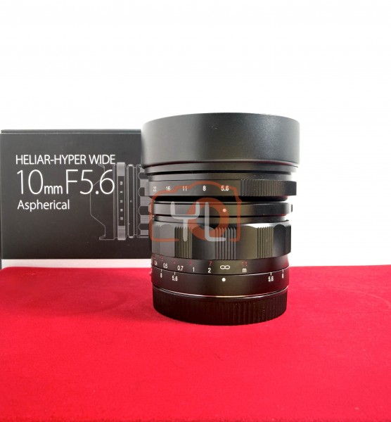 [USED-PJ33] Voigtlander 10mm F5.6 Heliar Hyper Wide  ASPH (Sony FE), 95% Like New Condition (S/N:07344432)