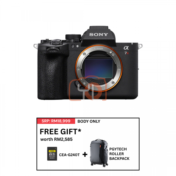 [PRE-ORDER] Sony a7R VI Mirrorless Camera - Free Sony 240GB CFexpress 4.0 Type A TOUGH Memory Card & PGYTECH Roller Backpack