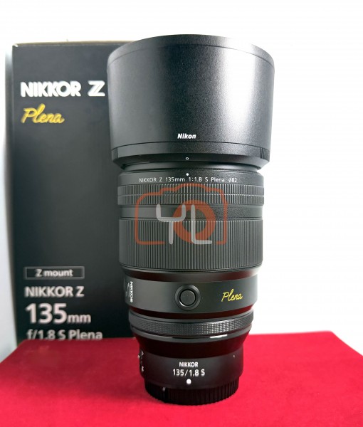 [USED-PJ33] Nikon 135mm F1.8 S Plena Z , 95% Like New Condition (S/N:20011618)