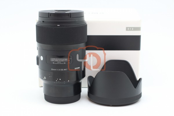 [USED-PUDU] Sigma 35MM F1.4 DG ART Lens For Sony 85%LIKE NEW CONDITION SN:54155966