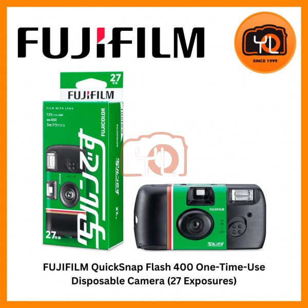 FUJIFILM QuickSnap Flash 400 One-Time-Use Disposable Camera 27 Exposures Japan Version