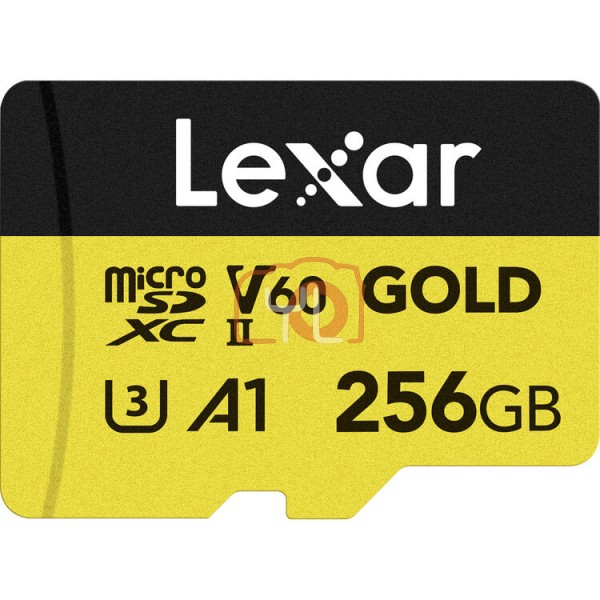 Lexar 256GB Professional GOLD UHS-II microSDXC Memory Card