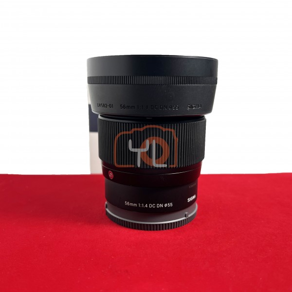 [USED-PJ33] Sigma 56mm F1.4 DC DN Contemporary (Sony E-Mount) , 85% Like New Condition (S/N:57660888)