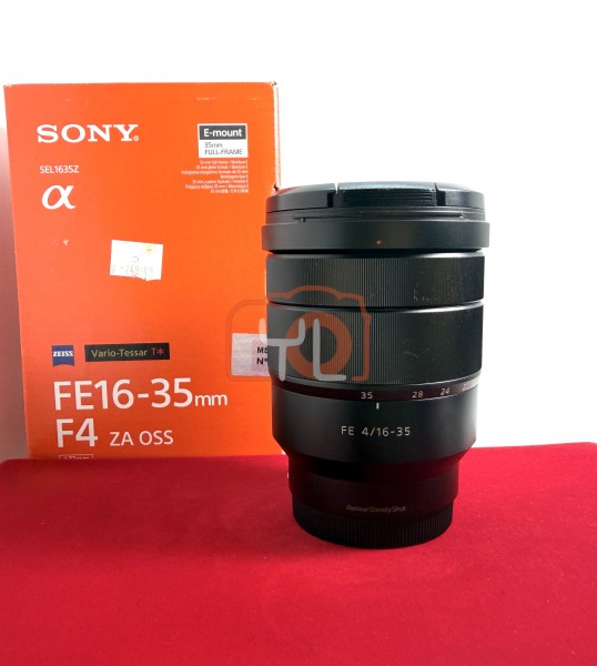 [USED-PJ33] Sony 16-35mm F4 ZA OSS FE, 85% Like New Condition (S/N:1978303)