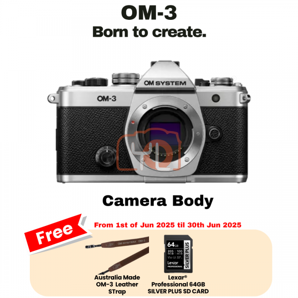 OM SYSTEM OM-3 Mirrorless Camera (Body)