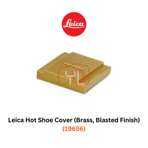 Leica Hot Shoe Cover (Brass, Blasted Finish) (19656)