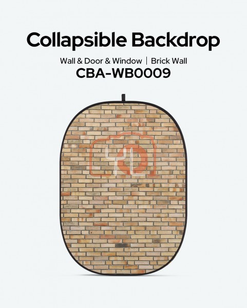 Godox CBA-WB0009 Brick Wall Collapsible Backdrop