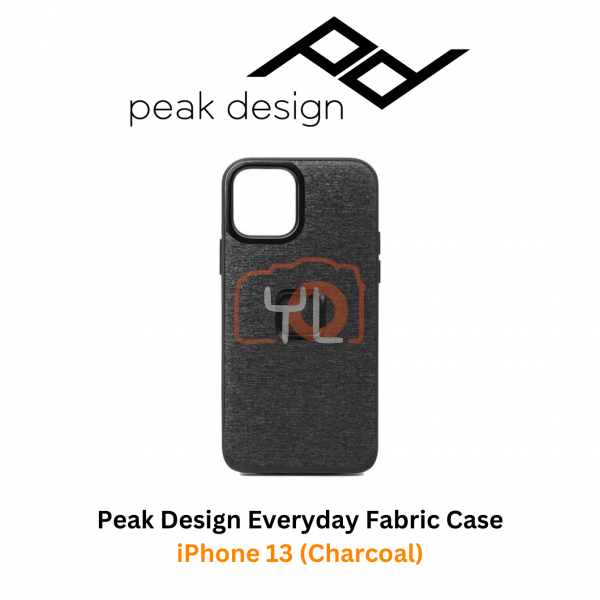 Peak Design Mobile Everyday Smartphone Case for iPhone 13 (Charcoal)
