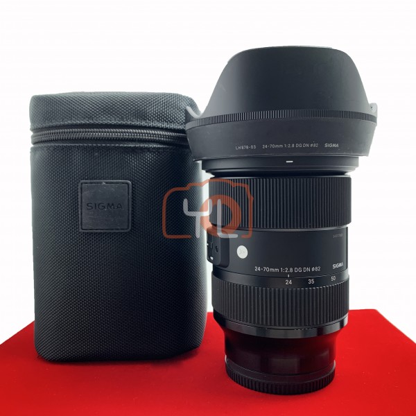 [USED-PJ33] Sigma 24-70mm F2.8 DG DN ART (L-Mount), 95% Like New Condition (S/N:54577825)