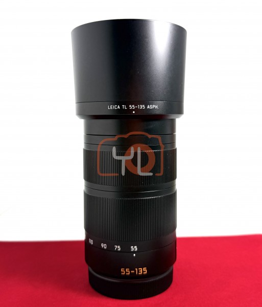 [USED-PJ33] Leica 55-135mm F3.5-4.5 APO-Vario-Elmar-TL Lens, 85% Like New Condition (S/N:4471671)