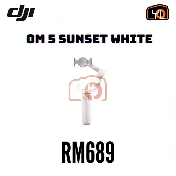 DJI Osmo Mobile 5 Smartphone Gimbal (Sunset White)