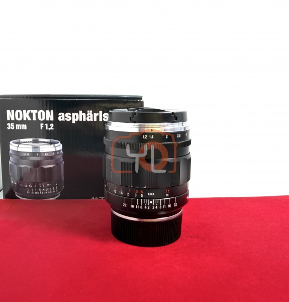 [USED-PJ33] Voigtlander 35MM F1.2 II Nokton ASPH  (Leica M), 85% Like New Condition (S/N:08420001)