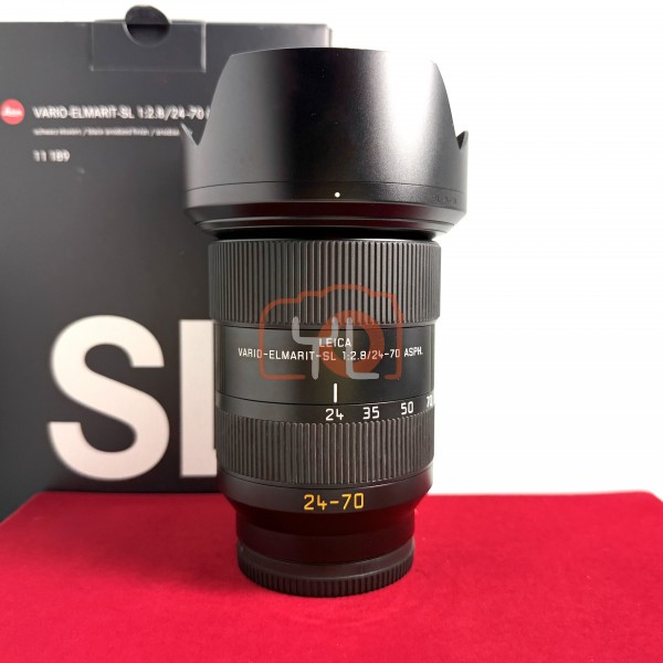 [USED-PJ33] Leica 24-70mm F2.8 Vario-Elmarit-SL ASPH Lens (11189), 95% Like New Condition (S/N:4772114)