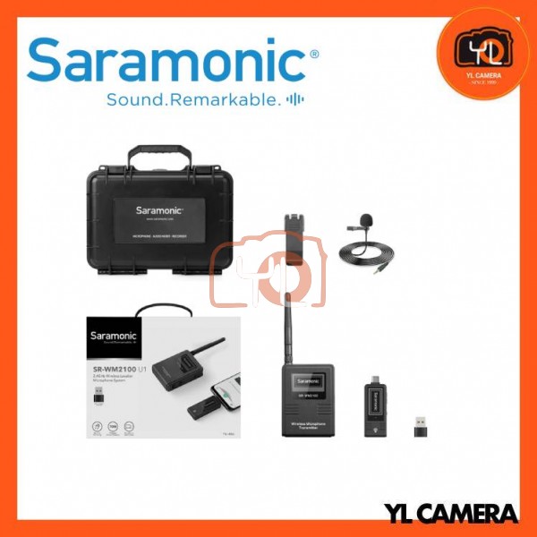 Saramonic SR-WM2100 U1 wireless lavalier microphone system