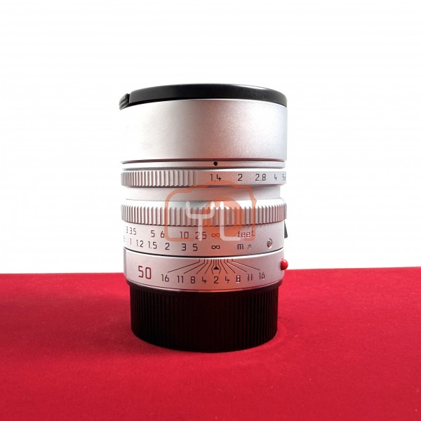 [USED-PJ33] Leica 50MM F1.4 Summilux-M ASPH (Silver) 11892, 90% Like New Condition (S/N:4220332