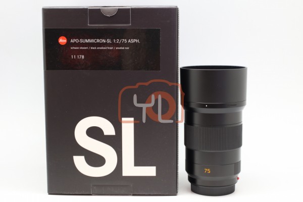 [USED-PUDU] Leica 75mm F2 APO-Summicron-SL ASPH (11178) 98%LIKE NEW CONDITION SN:04709679