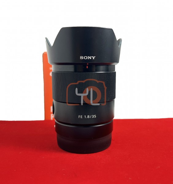 [USED-PJ33] Sony 35mm F1.8 FE , 95% Like New Condition (S/N:1931001)
