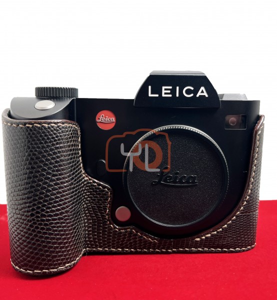 [USED-PJ33] Leica SL Body 10850 + Leather Half Case ,90%Like New Condition (S/N:5175127)