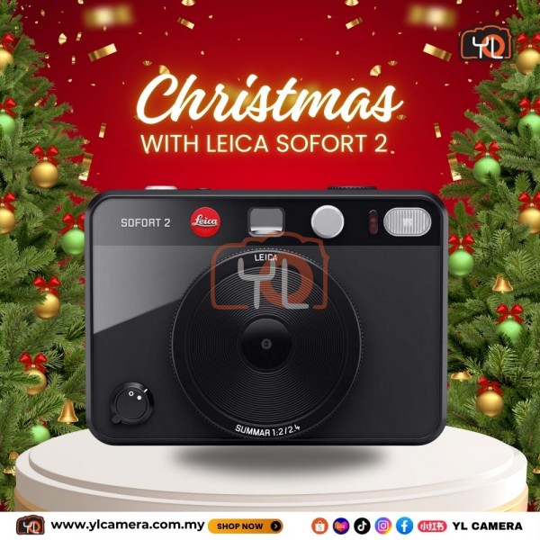 Leica SOFORT 2 Hybrid instant camera -19190 Black