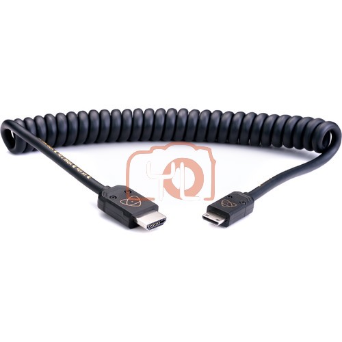 Atomos AtomFLEX Coiled Mini-HDMI to HDMI Cable (16 to 32