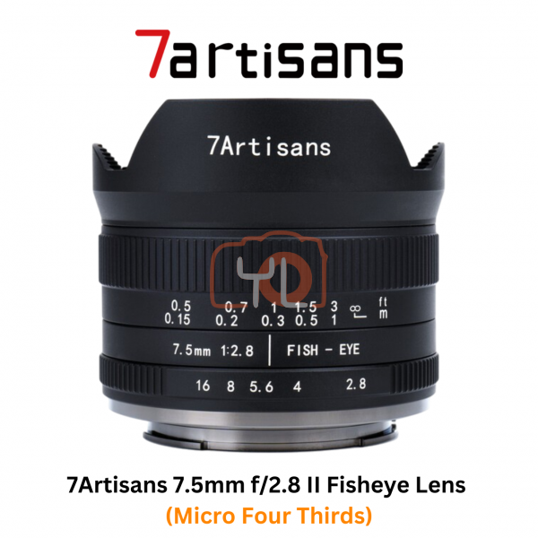 7Artisans 7.5mm f2.8 II Fisheye Lens for Micro Four Thirds