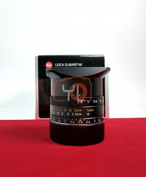 [USED-PJ33] Leica 28mm F2.8 Elmarit-M ASPH II 11677, 95% Like New Condition (S/N:4832958)