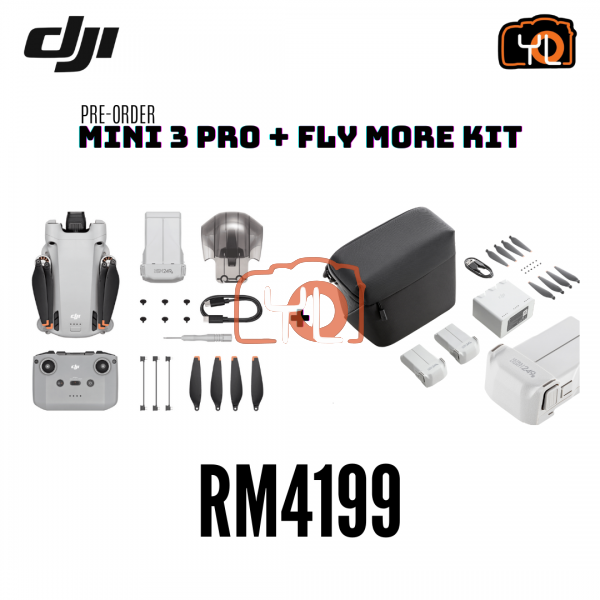 DJI Mini 3 Pro + Fly More Kit