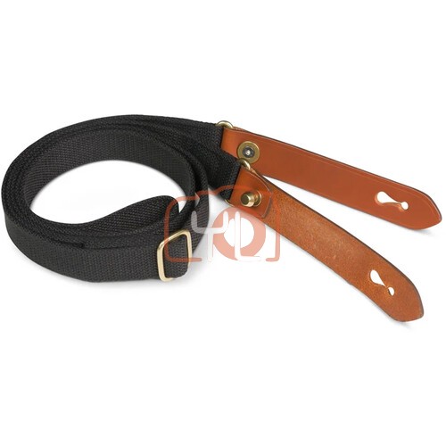 Billingham Sling Strap (Black Webbing/Tan Leather)