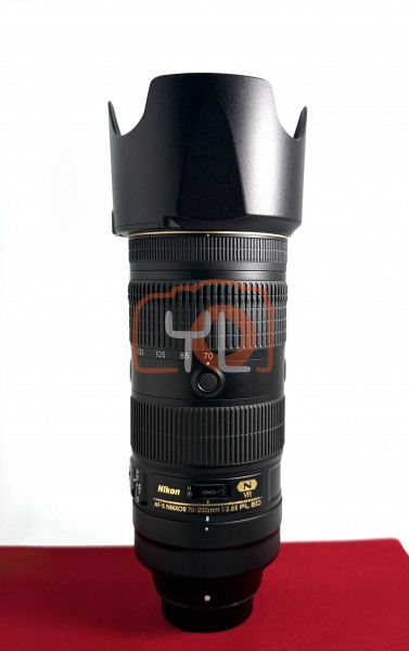 [USED-PJ33] Nikon 70-200mm F2.8 E FL VR AFS, 90% Like New Condition (S/N:210736)
