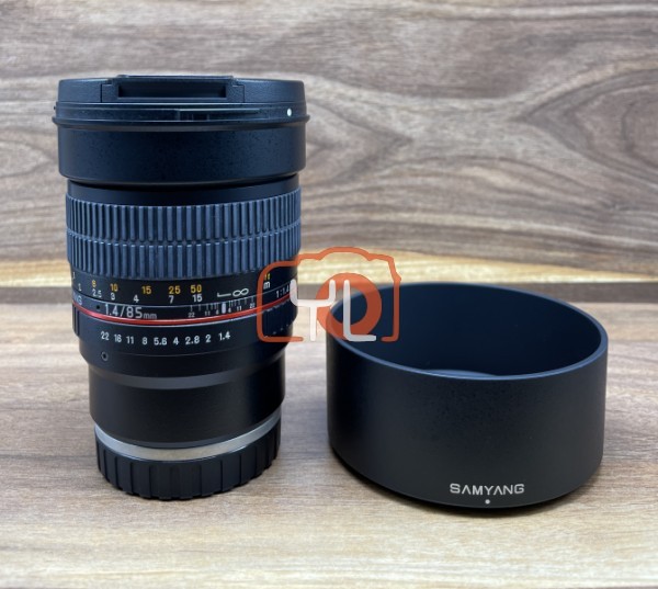 [USED @ YL LOW YAT]-Samyang 85mm F1.4 ASPH IF UMC Lens for Sony E-Mount,90% Condition Like New,S/N:F414A0104