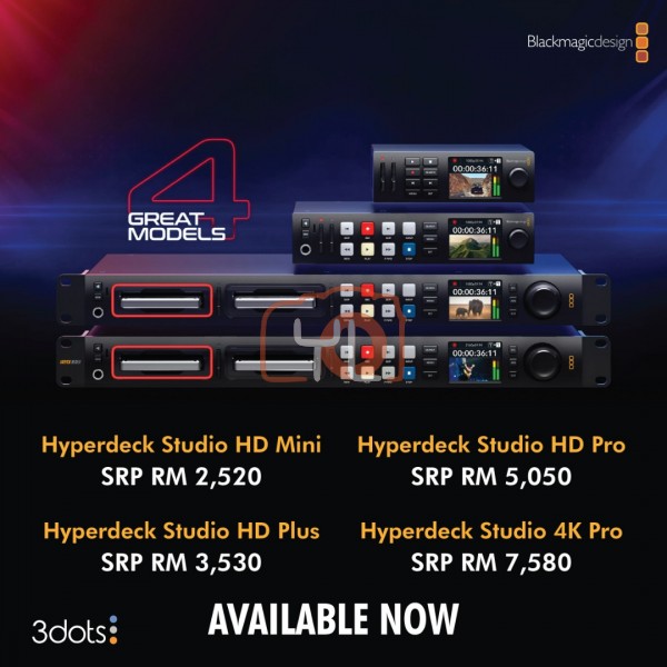 Blackmagic Design HyperDeck Studio HD Mini