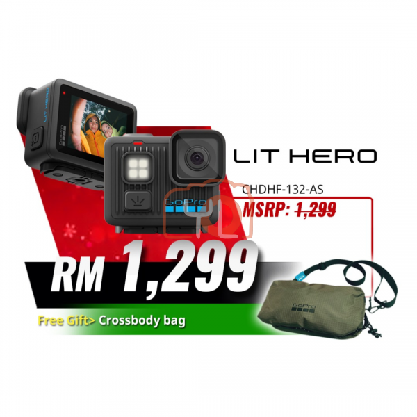GoPro LIT HERO Compact Action Camera (CHRISTMAS PROMO)