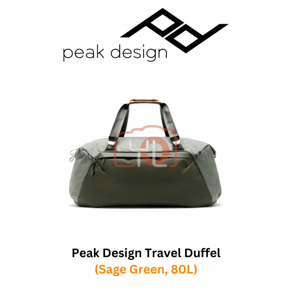 Peak Design Travel Duffel (Sage Green, 80L)