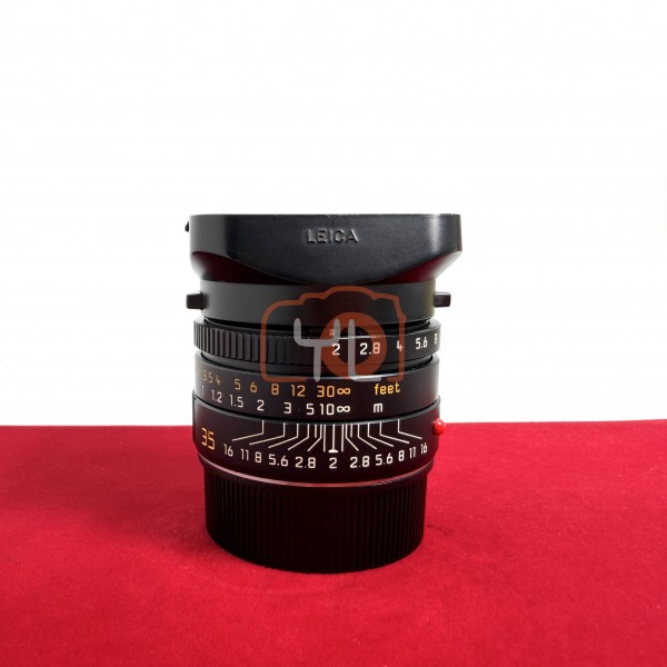 [USED-PJ33] Leica 35mm F2 Summicron-M ASPH 11879, 85% Like New Condition (S/N:4135462)