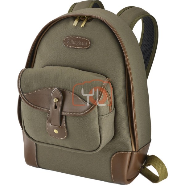 Billingham 35 Rucksack (Sage FibreNyte / Chocolate Leather Trim, 7L)