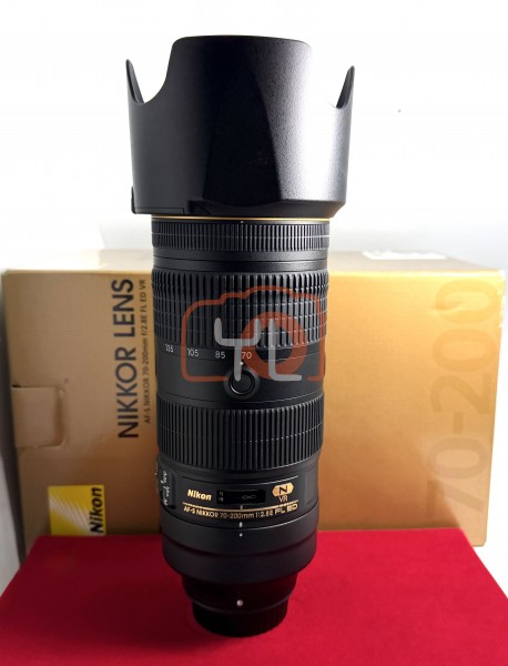 [USED-PJ33] Nikon 70-200mm F2.8 E FL VR AFS, 95% Like New Condition (S/N:303678)