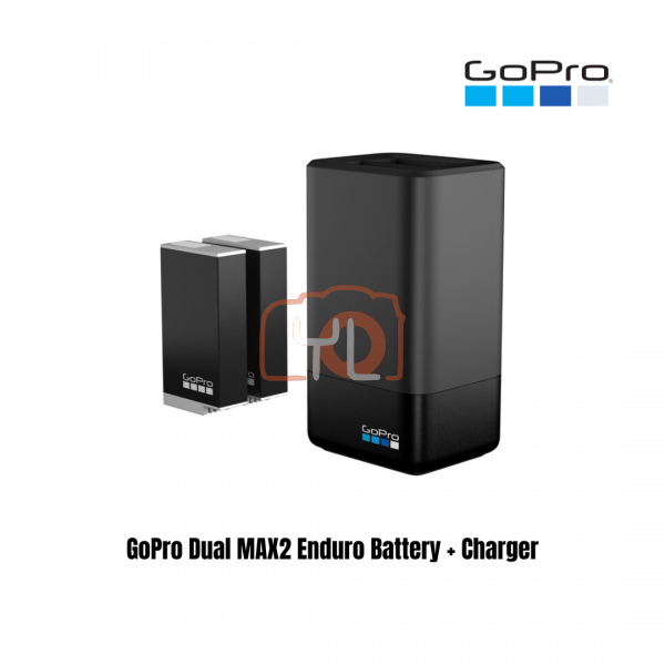 GoPro Dual Battery Charger with Enduro Battery for MAX