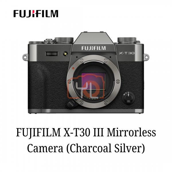 FUJIFILM X-T30 III Mirrorless Camera (Charcoal Silver)