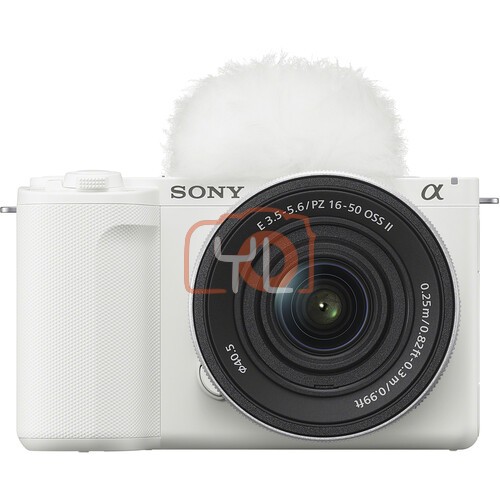 Sony ZV-E10 II Mirrorless Camera with 16-50mm Lens (White) (Free Sandisk 64GB Extreme Pro SD Card)