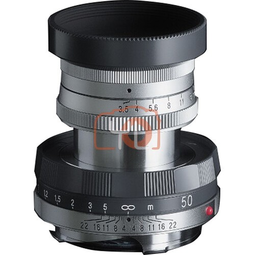 Voigtlander APO-LANTHAR 50mm F3.5 Type I VM Lens (Leica M, Gray and Chrome)