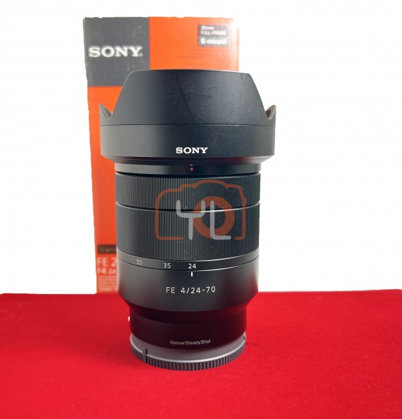 [USED-PJ33] Sony 24-70mm F4 FE ZA OSS , 80% Like New Condition (S/N:323664)