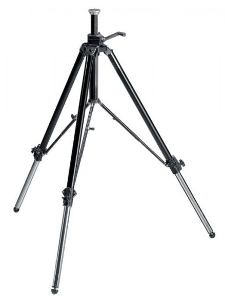 Manfrotto 117B Aluminum/Stainless Steel Professional Video/Movie Tripod