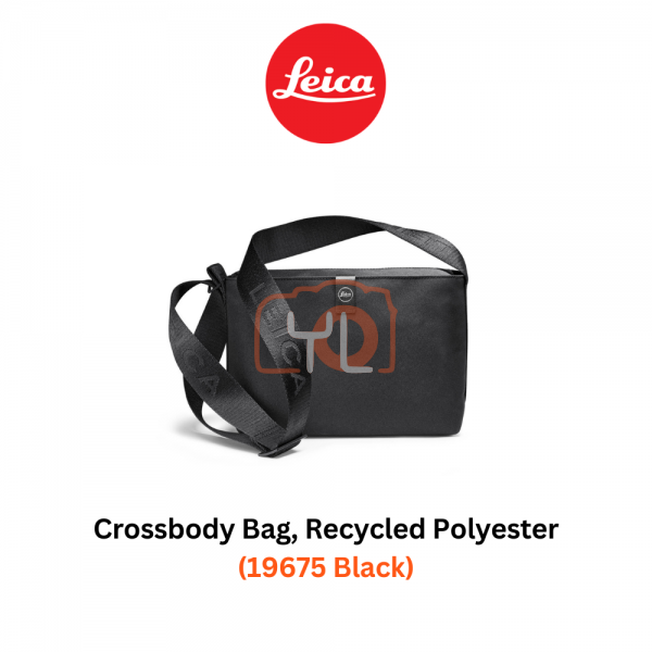 Leica Crossbody Bag, Recycled Polyester - 19675 Black