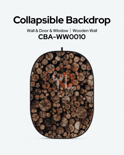 Godox CBA-WW0010 Wooden Wall Collapsible Backdrop