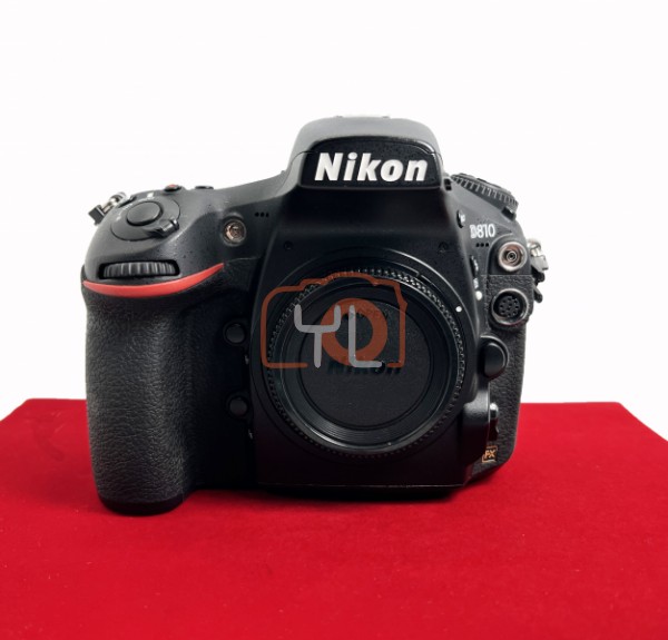 [USED-PJ33] Nikon D810 Body (Shutter Count :21K), 85% Like New Condition (S/N:8505288)