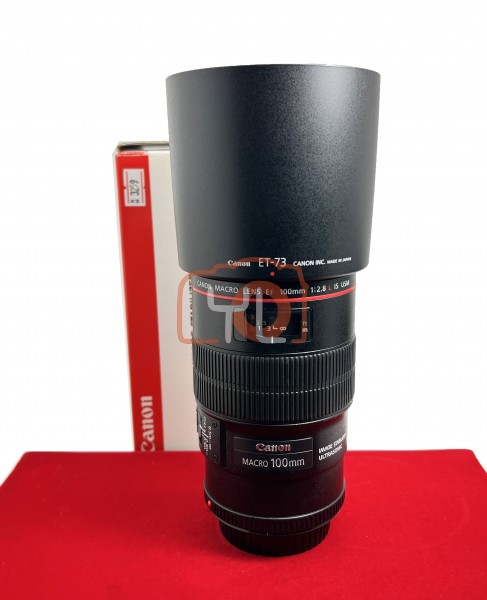 [USED-PJ33] Canon 100mm F2.8 L Macro IS USM EF , 90% Like New Condition (S/N:5060874)