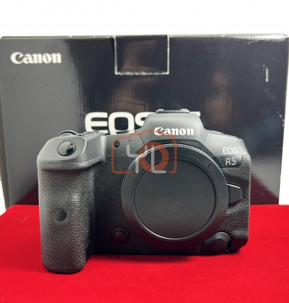 [USED-PJ33] Canon EOS R5 Body (Shutter Count: 146K) , 80% Like New Condition (S/N:148028000213)